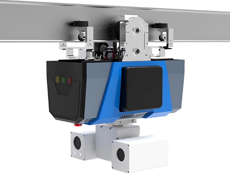 轨道式巡检机器人包胶轮